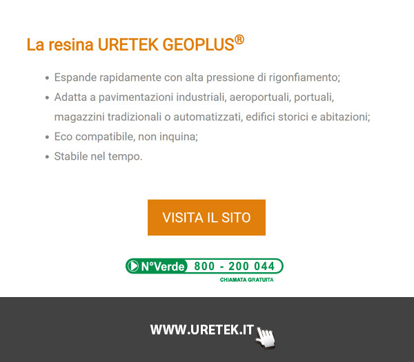 Resina Uretek Geoplus. Visita il sito uretek.it