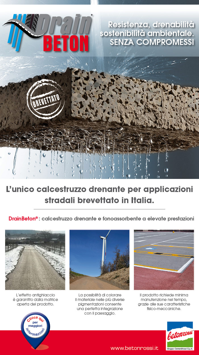 Calcestruzzo drenante ad elevate prestazioni