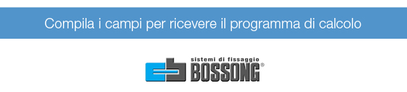 Programma di calcolo per ancoranti su calcestruzzo