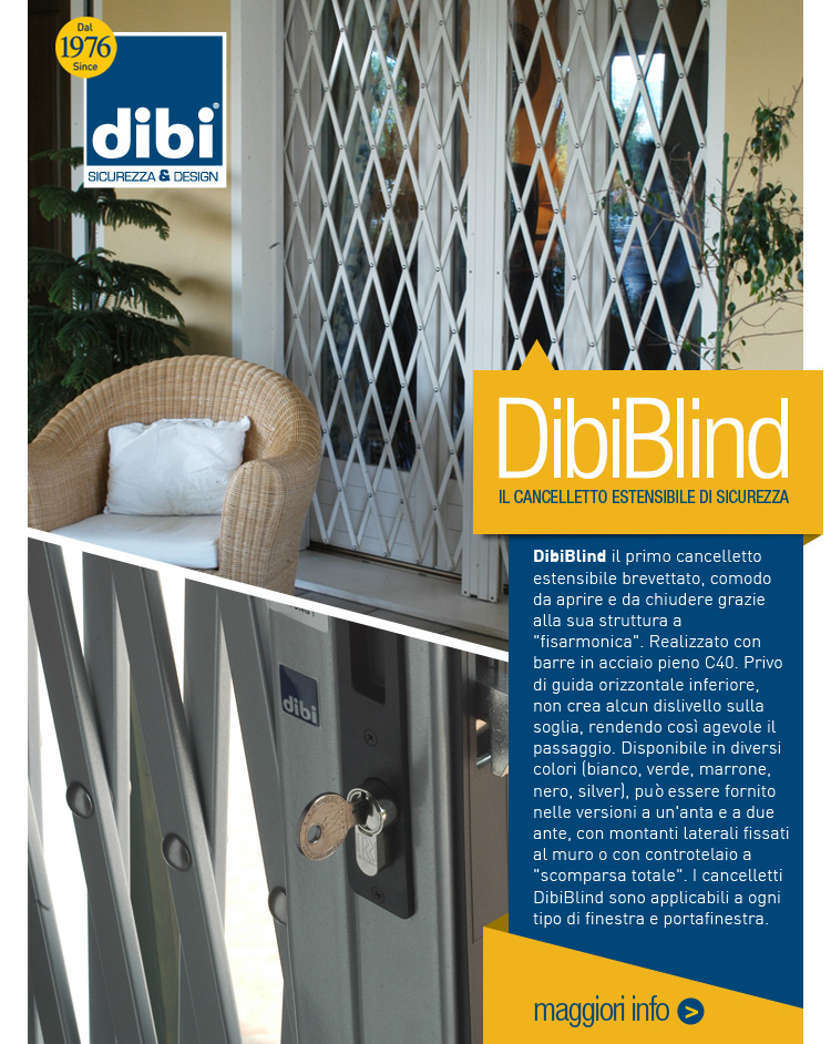 DibiBlind: il cancelletto estensibile di sicurezza