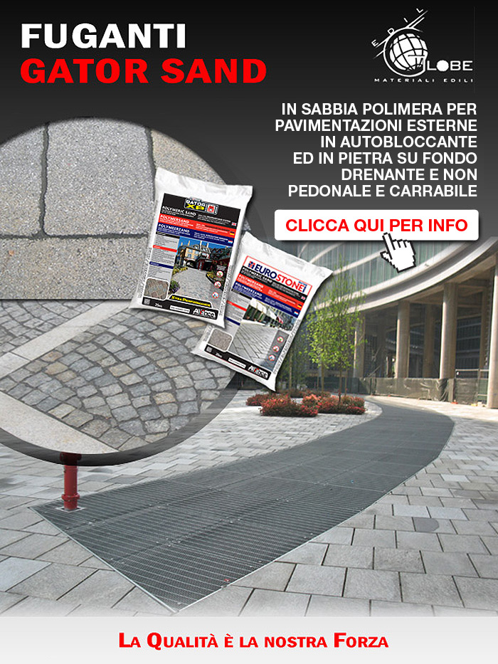 Fuganti per pavimentazioni esterne Gator Sand - Eurostone di Edil Globe
