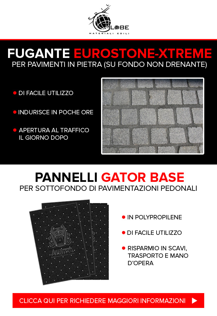 Novita' assoluta! Fugante EuroStone Xtreme per pavimenti in pietra