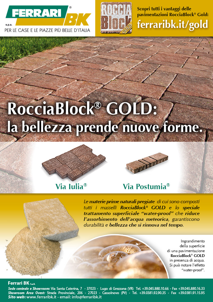 Ferrari BK - RocciaBlock GOLD: la bellezza prende nuove forme