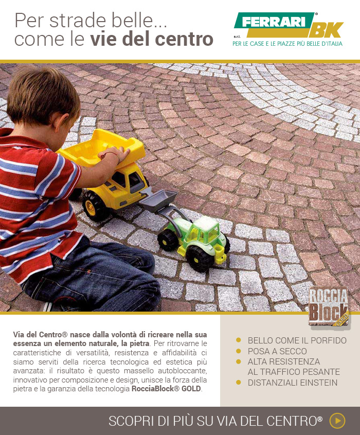 Per strade belle come le vie del centro