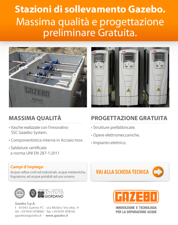 Progettazione gratuita: Stazione di Sollevamento Gazebo