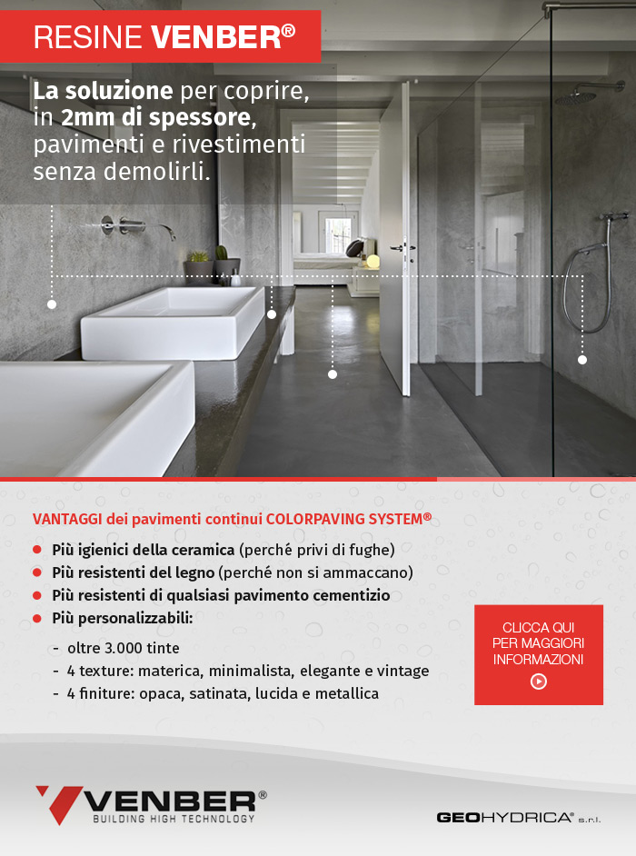 Resina per coprire vecchie pavimentazioni, in soli 2 mm