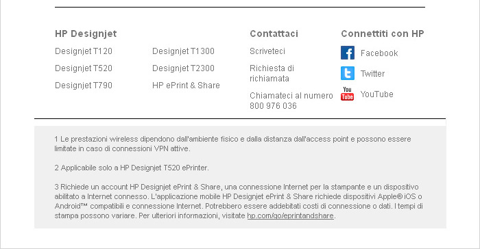 Nuove stampanti per grandi formati HP Designjet T120 e HP Designjet T520 ePrinter!