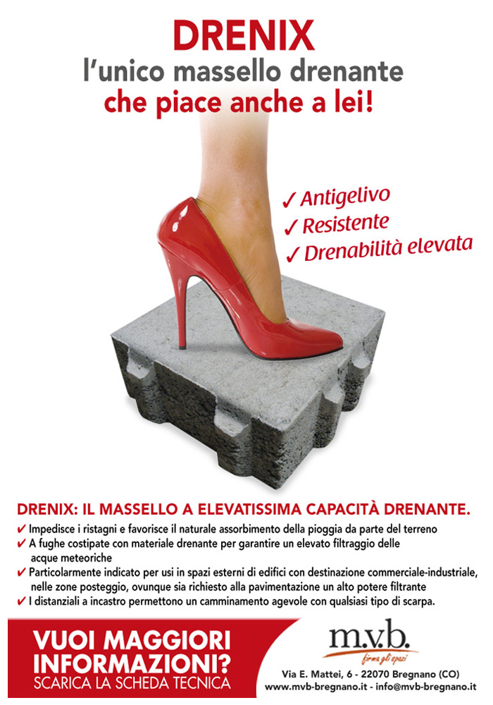 DRENIX: il massello a elevatissima capacità drenante. Clicca qui per maggiori informazioni