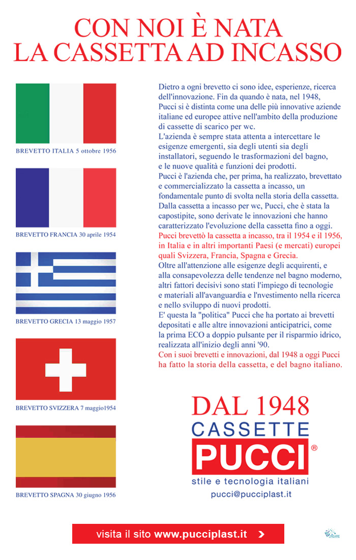 CON NOI E' NATA LA CASSETTA AD INCASSO