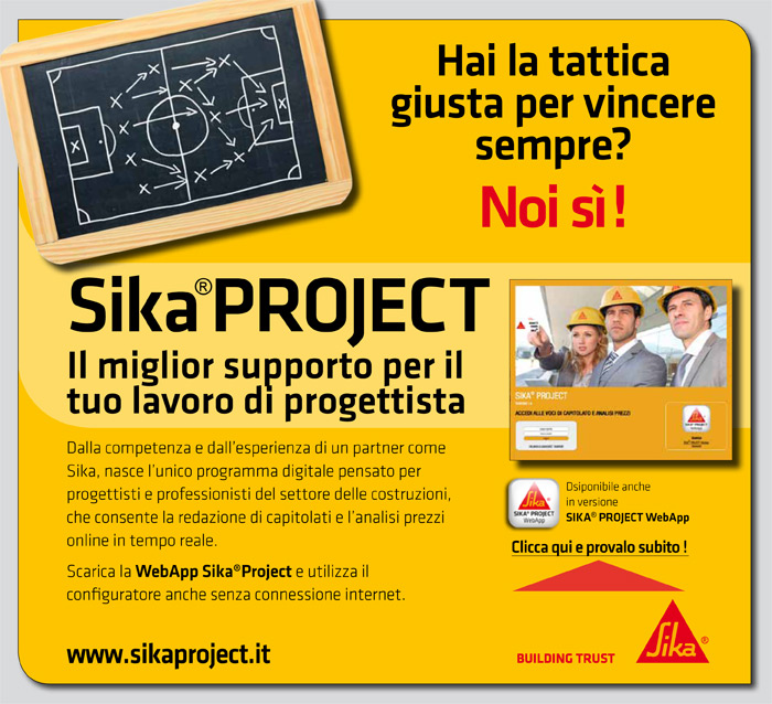 Sika Project. Il miglior supporto per il progettista