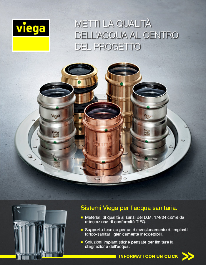 Viega Italia: Acqua sanitaria. Alla fonte c’é una scelta di qualità