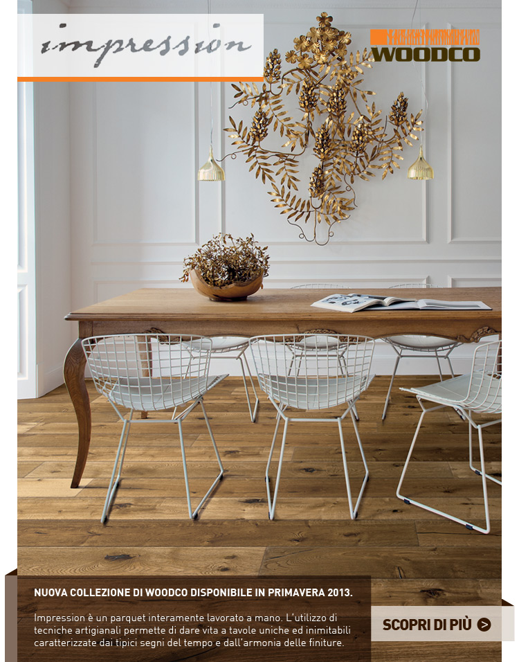 IMPRESSION: parquet artigianale di Woodco