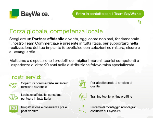 Forza globale, competenza locale. Entra in contatto con il Team BayWa r.e.