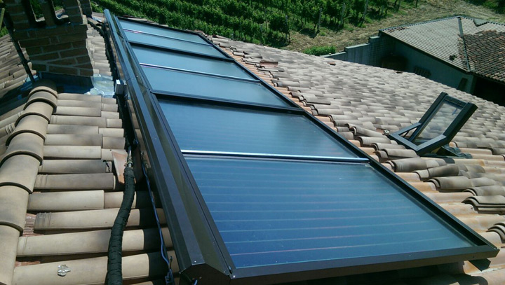 Protezione per collettori solari, resistente e adattabile 2