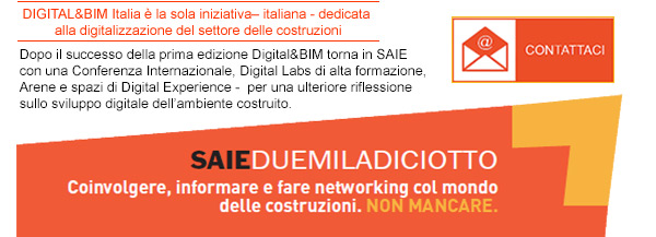 Digital&BIM Italia è la sola iniziativa italiana dedicata alla digitalizzazione del settore delle costruzioni. Contattaci